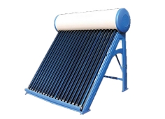 来宾真空管型太阳能热水器安装
